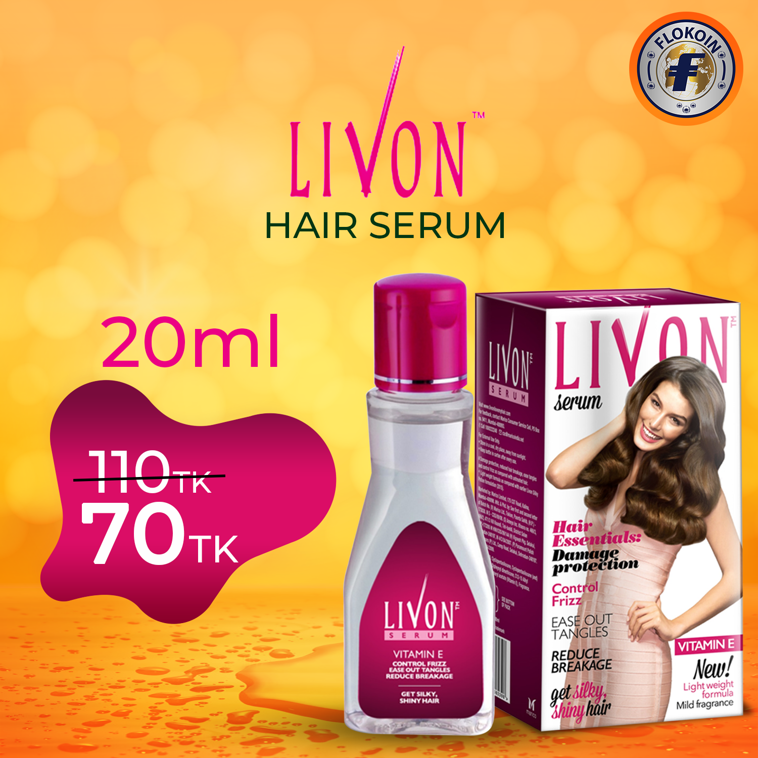Livon Hair Serum 20ml Livon Hair Serum 20ml