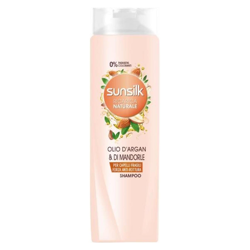 Sunsilk Ricarica Naturale Shampoo Olio d'Argan & di Mandorle 400 ml