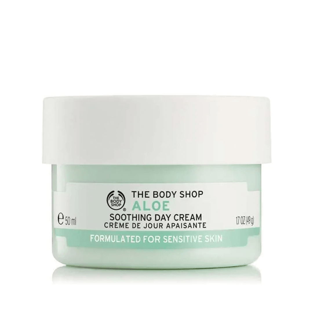 Aloe Soothing Day Cream By The Body Shop For Sensitive Skin 50 ML