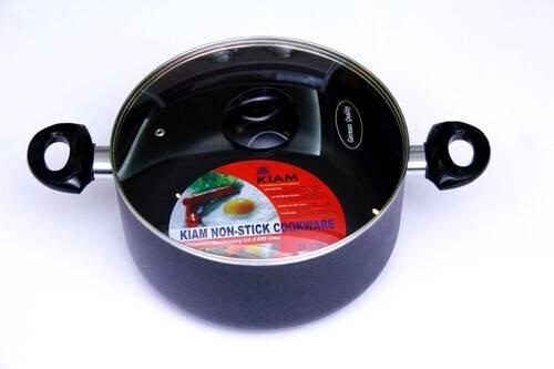 Kiam Classic Casserole With Glass Lid - 34cm