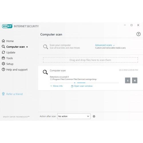 ESET Internet Security Antivirus For 2 User (2020 Edition)