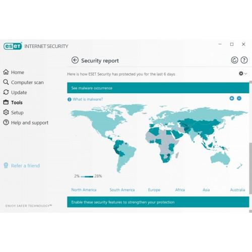 ESET Internet Security Antivirus For 2 User (2020 Edition)