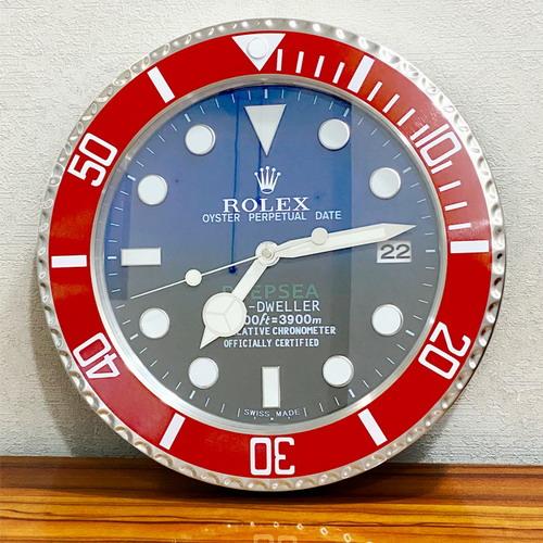 Multi Color With Red Luxurious Office & Home Decorated Wall Clock