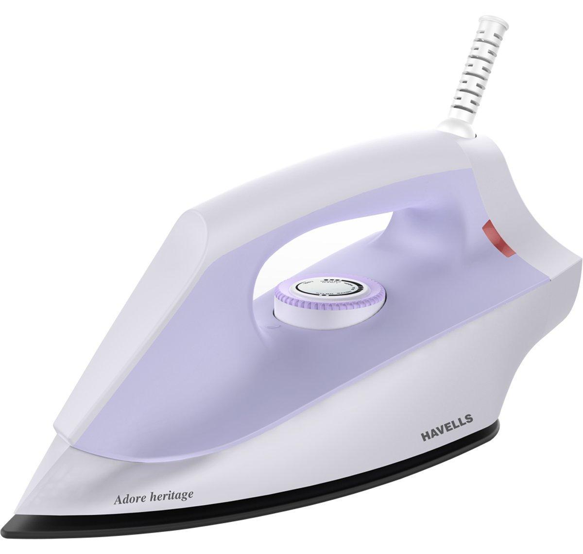 Havells Adore Heritage 1100-Watt Dry Iron (Blue)