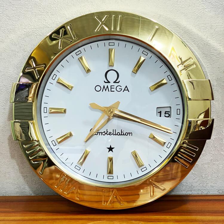 White With Golden Luxurious Office & Home Decorated Wall Clock