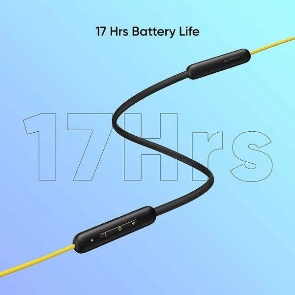 Realme Buds Wireless 2 NeoNeckband Earphone (RMA2011) -Black & Yellow