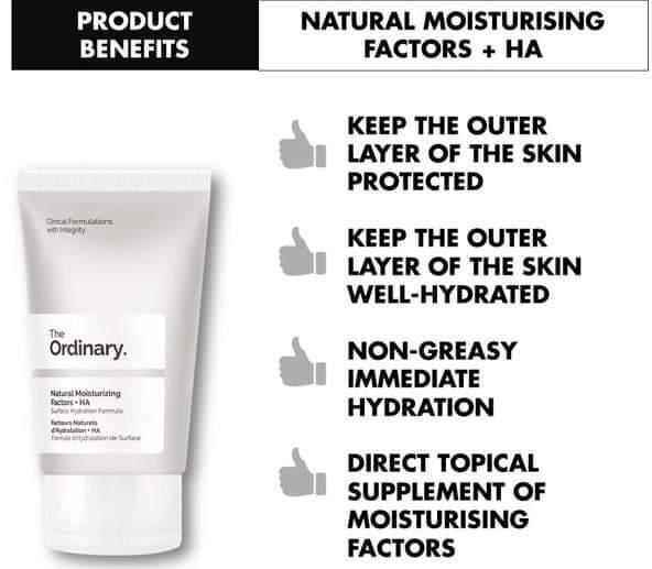The Ordinary Natural Moisturizing Factors + HA 30ml
