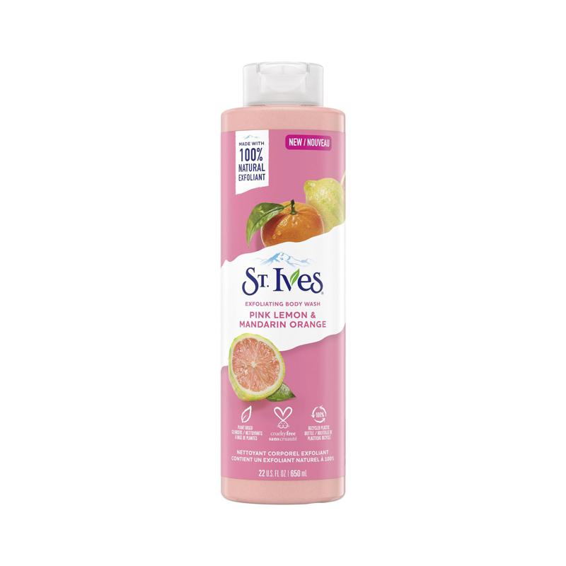St. Ives Body Wash for sensitive skin Pink Lemon & Mandarin Orange 650ML