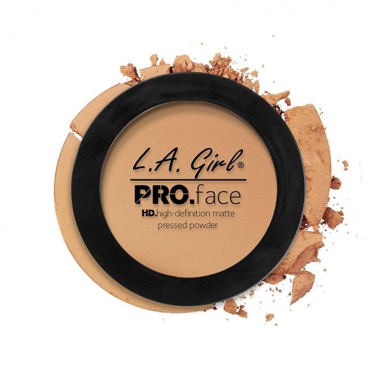 L.A. Girl Pro Face Matte Pressed Powder- Medium Beige