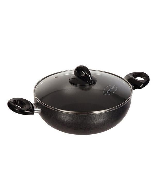 Kiam Forged Karai With Glass Lid - 26cm