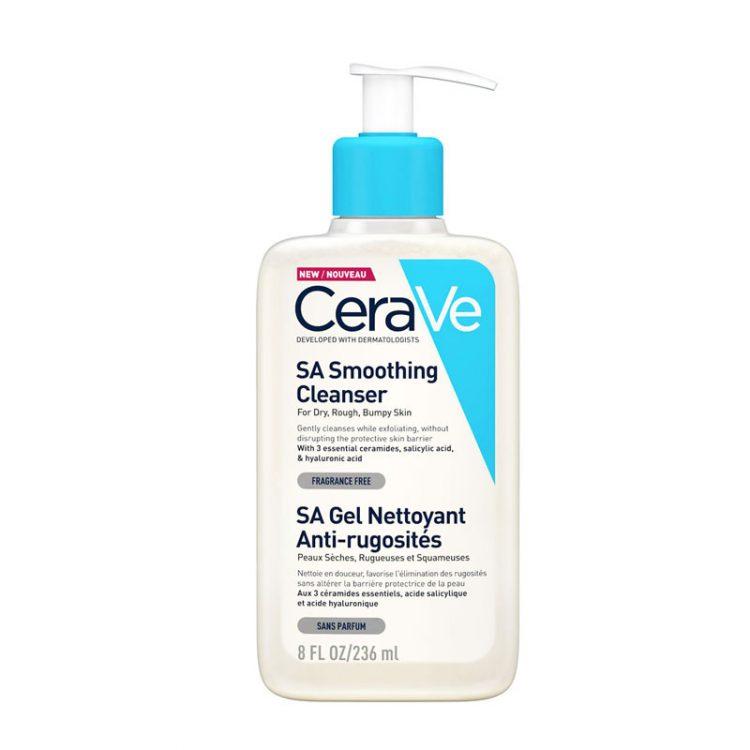 Cerave SA Smoothig Cleanser Dry Rough & Acne Skin -236ml