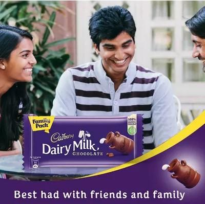 Cadbury Dairy Milk Silk Chocolate Bar Family Pack 130 gm