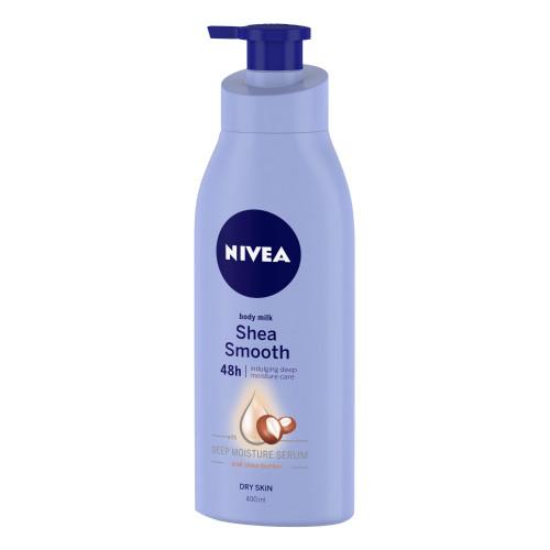 Nivea SHEA SMOOTH Body Lotion Smooth Sensation Dry Skin - 400ml