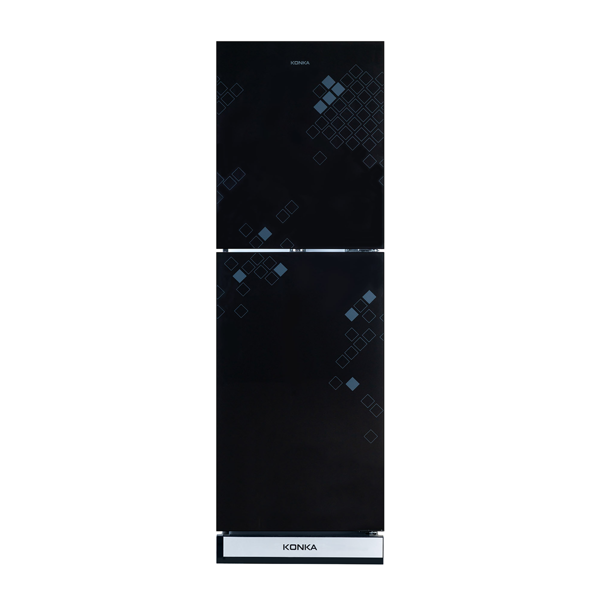 KRT 240GB TMW (BLACK)(2-Door, Upper Freezer, Glass Door)