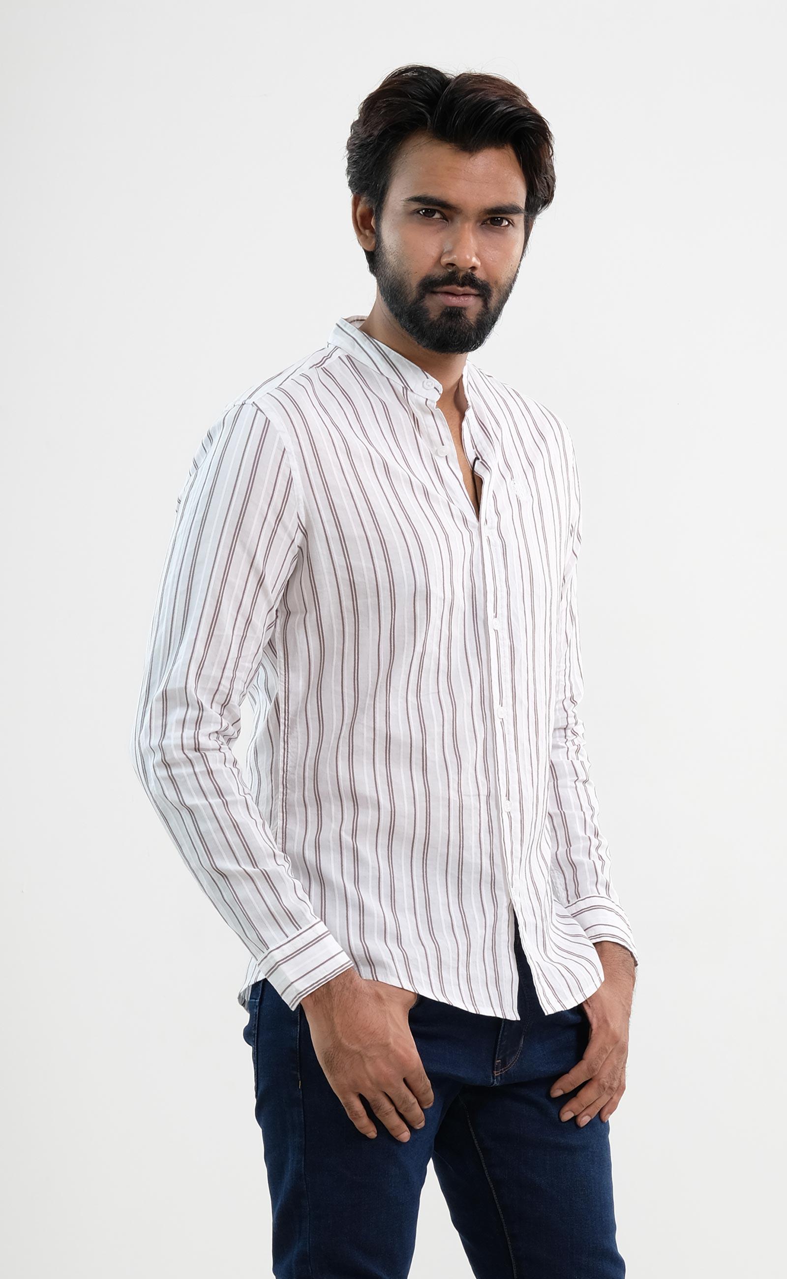 MENS CASUAL WHITE SHIRT