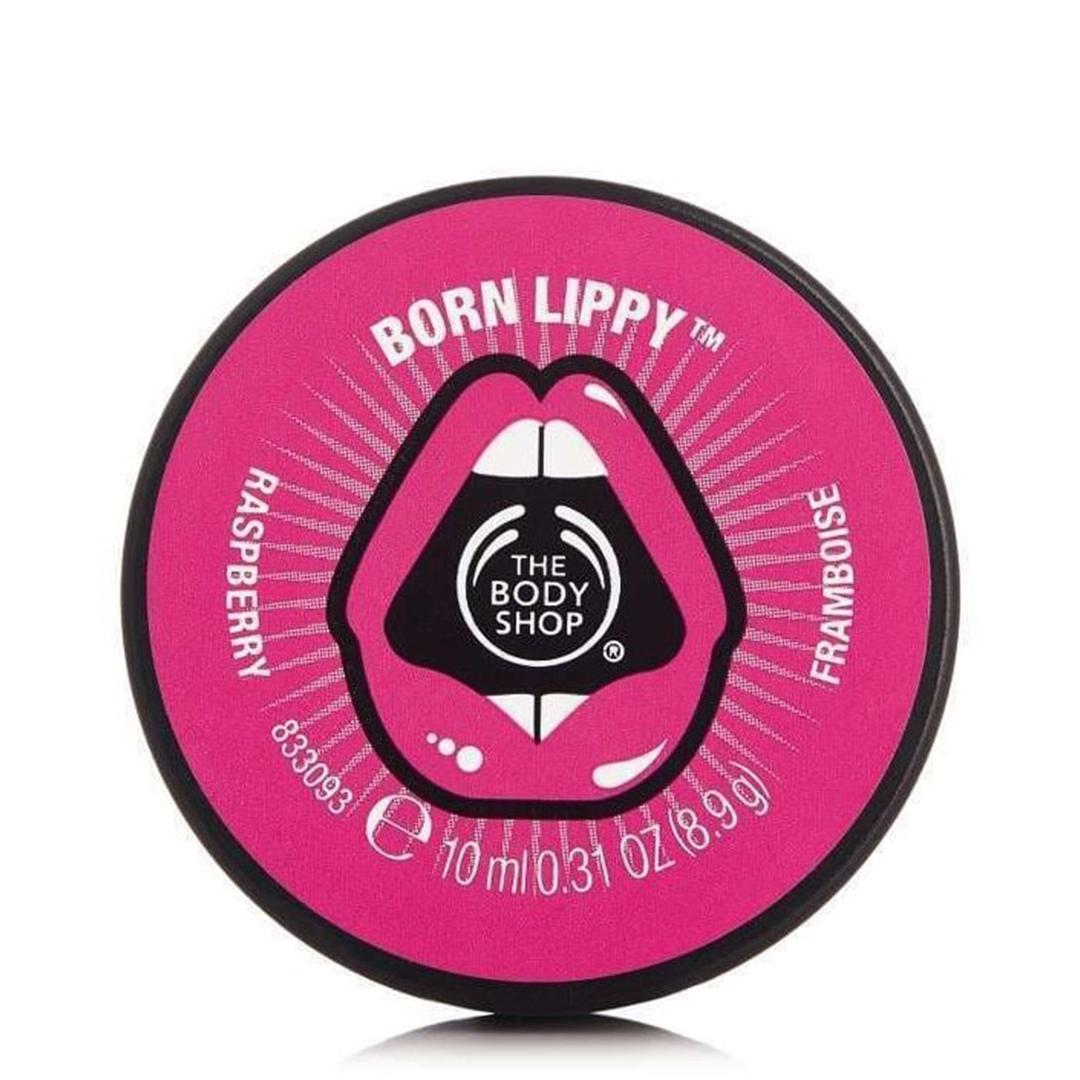 The Body Shop Born Lippy Pot Lip Balm Raspberry