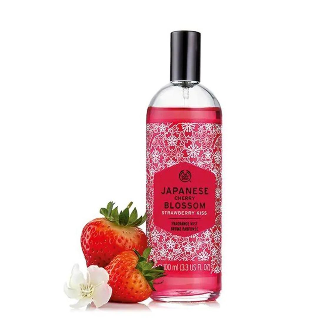 The Body Shop Japanese Cherry Blossom Strawberry Kiss Fragrance Mist 100 ml