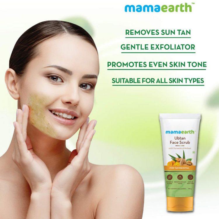 Mamaearth Ubtan Face Scrub 100gm