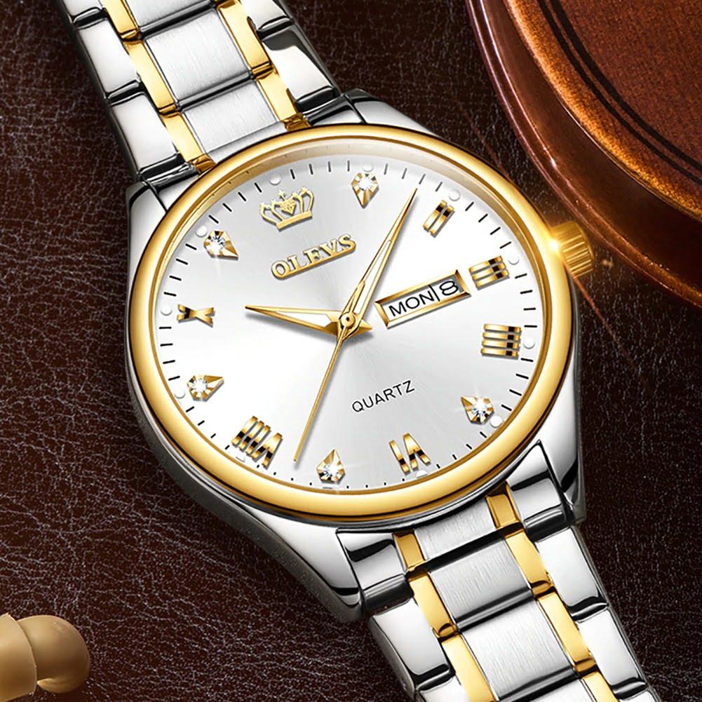 OLEVS 5563 New Fashion Watch For Women Quartz Watch Waterproof Classic Luxury Brand Female Analog Watch Stainless Steel Strap Clock