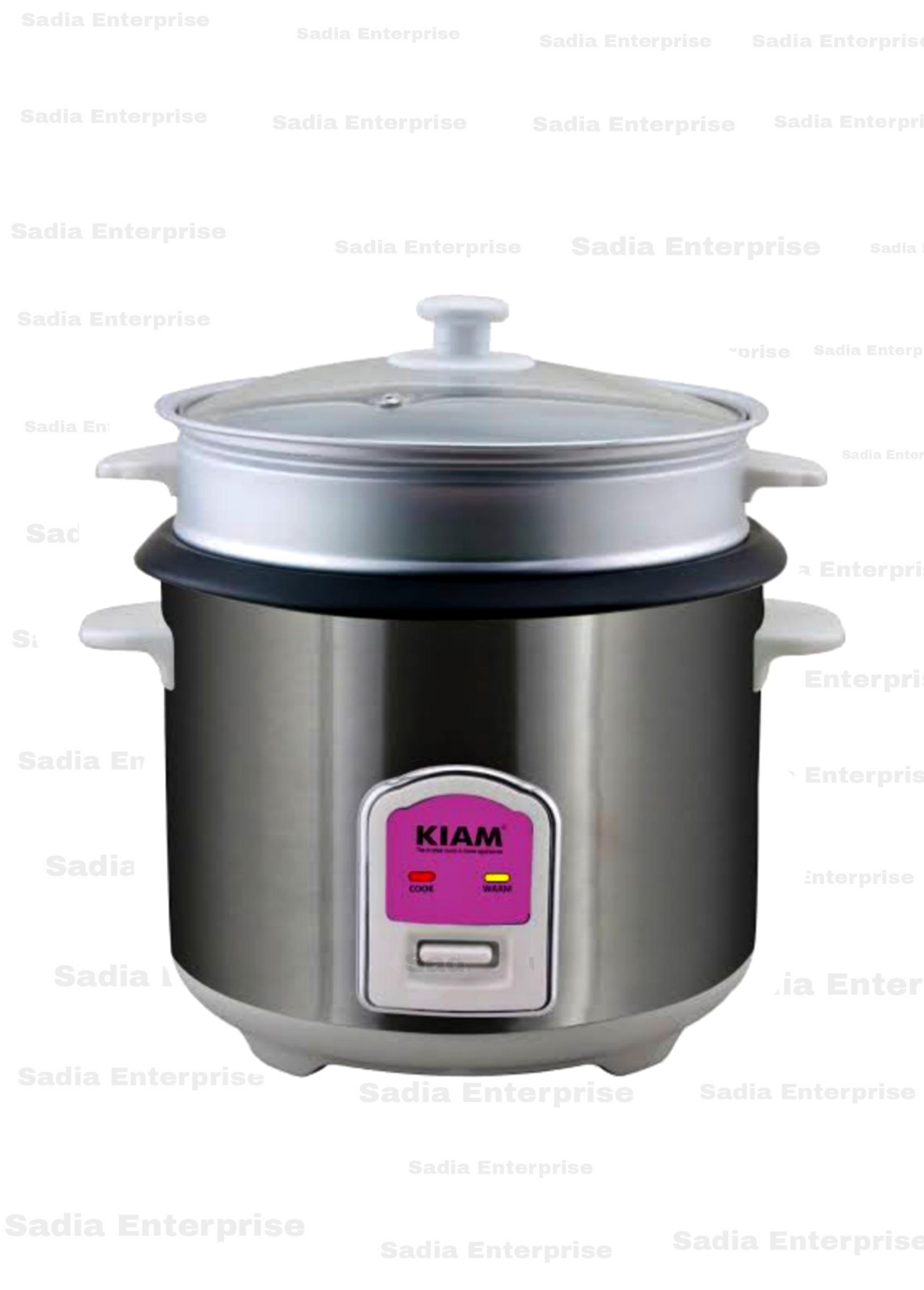 KIAM Rice Cooker Straignt (Glas lid)Full Body SFB-504 2.8L