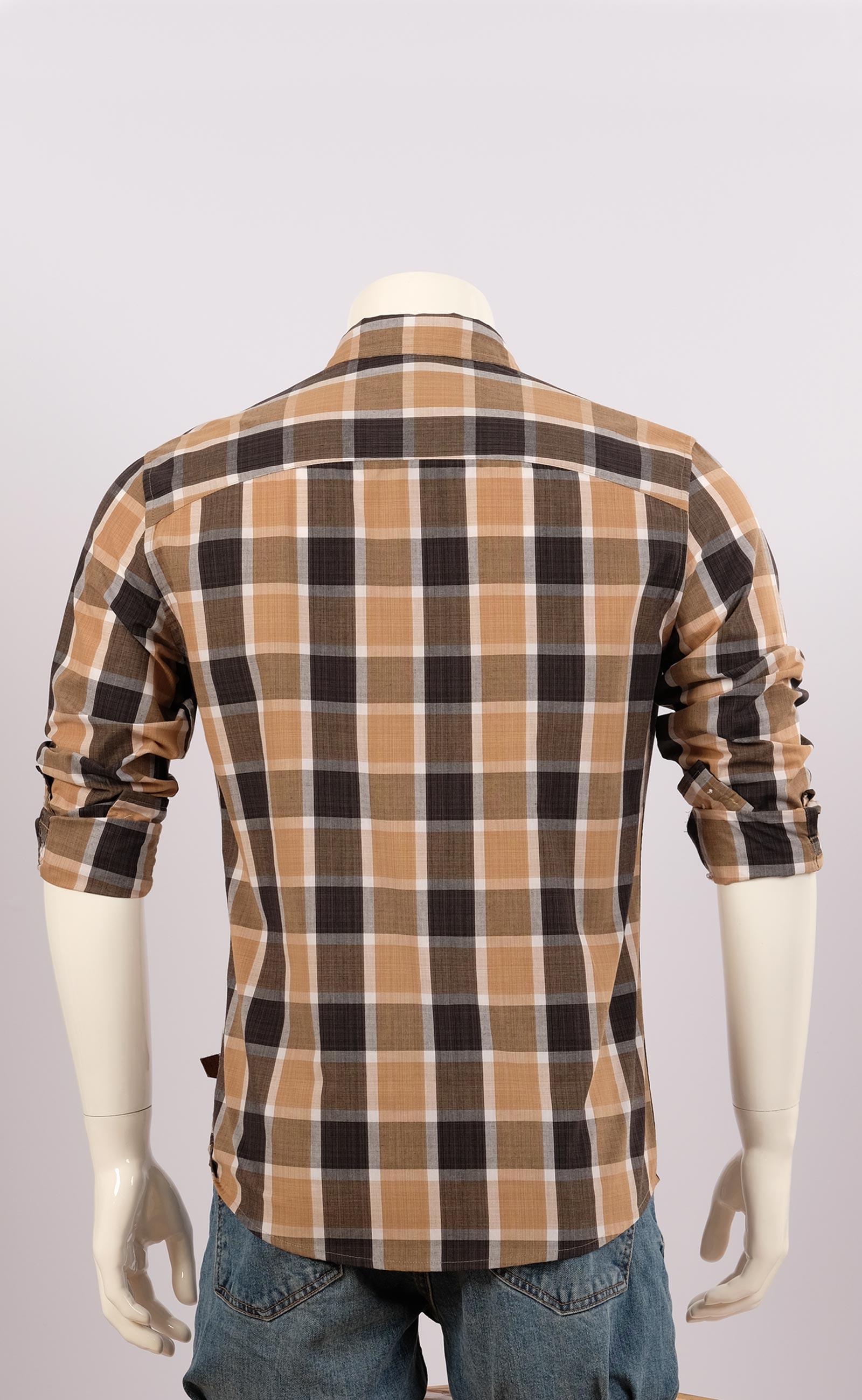 MENS CASUAL BEIGE SHIRT
