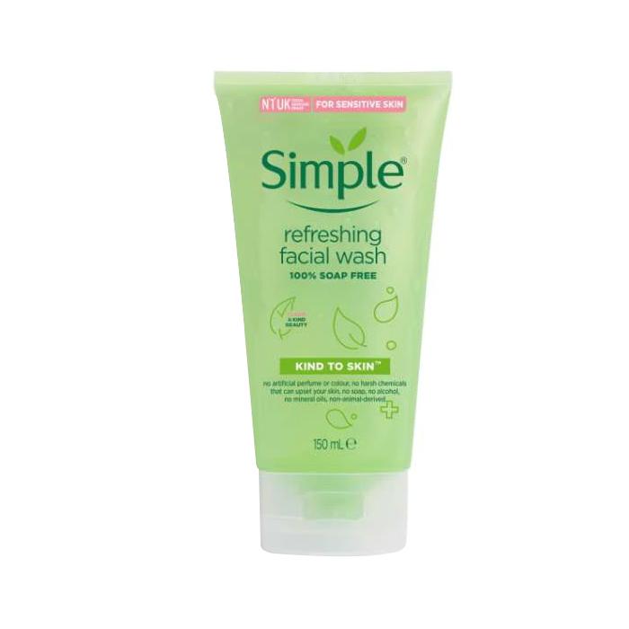 Simple Kind To Skin Refreshing Facial Wash Gel- (150ml)