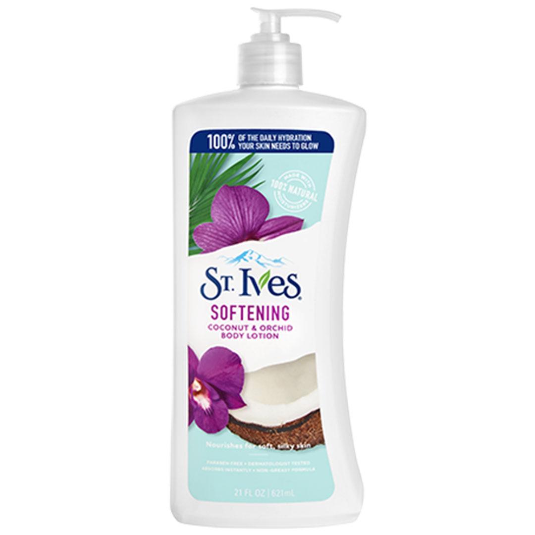 St.Ives Softening Body Lotion Coconut & Orchid Extract 21 oz