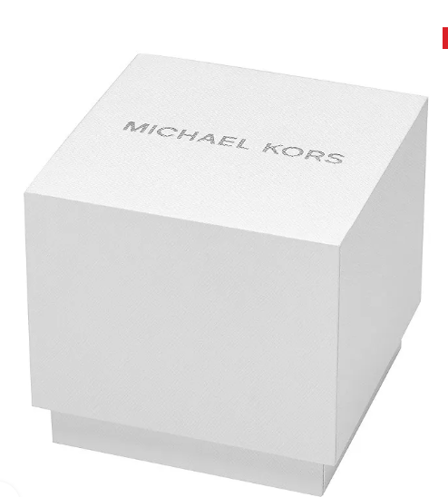 Michael Kors Men's Quartz Watch with Metal Strap Pink MK8792