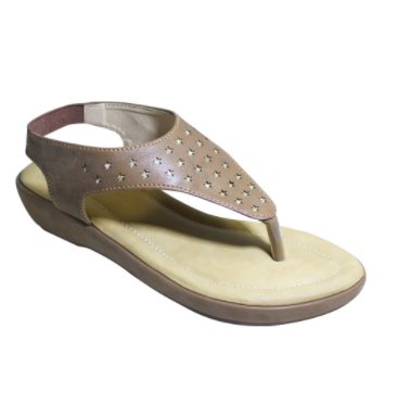 Bay Brown Ladies Tinkle Flats Shoe