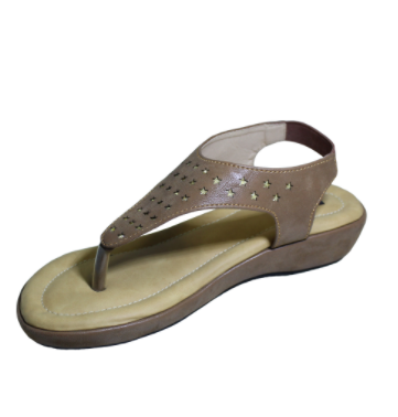 Bay Brown Ladies Tinkle Flats Shoe