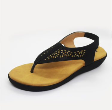 Bay Black Ladies Tinkle Flats Shoe