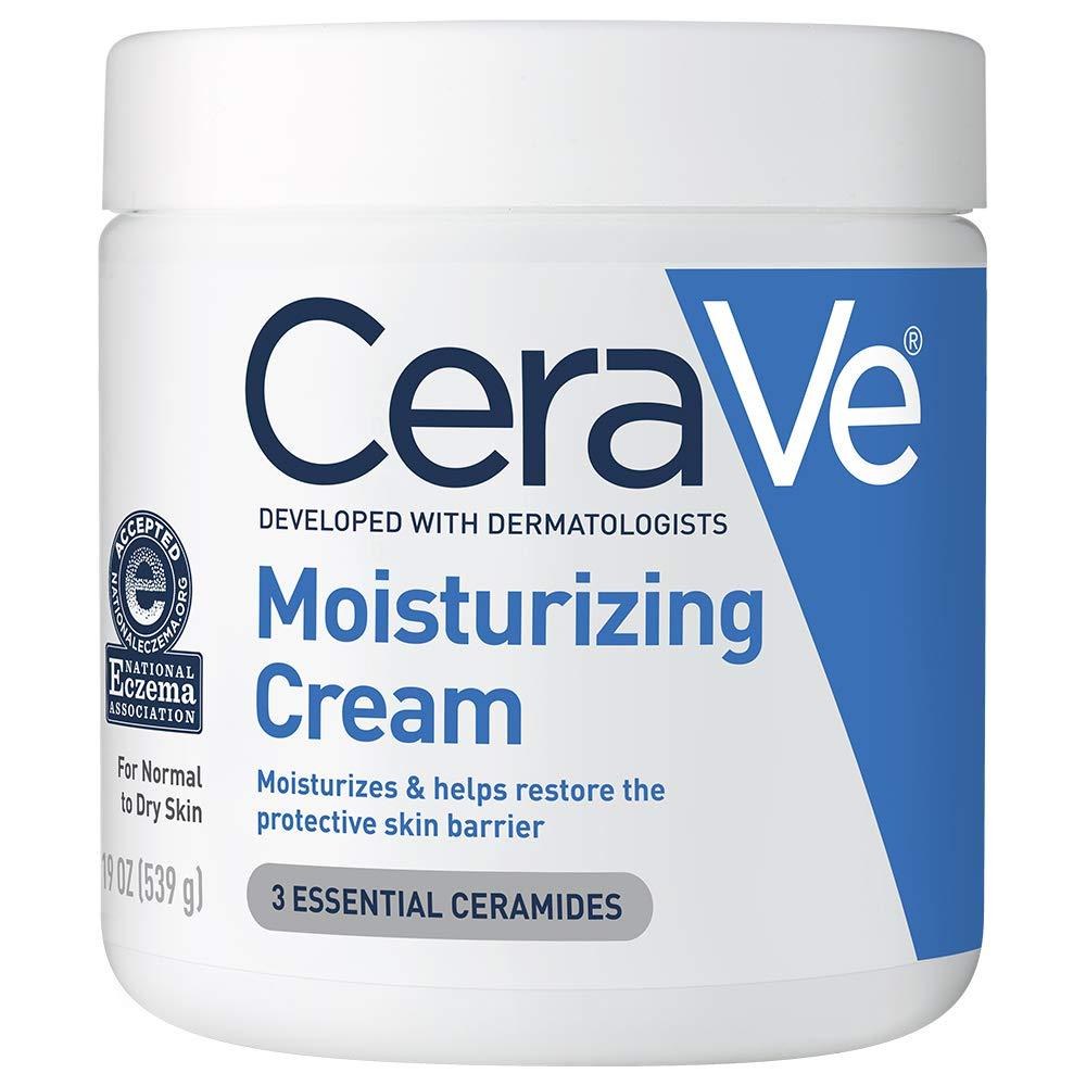CeraVe Moisturizing Cream Body and Face Moisturizer for Dry Skin