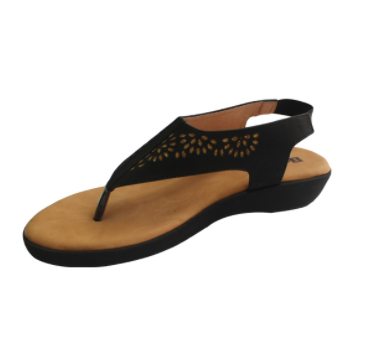 Bay Black Ladies Tinkle Flats Shoe