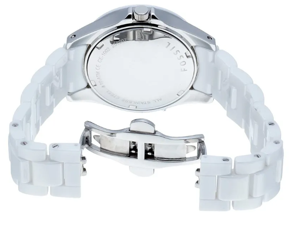 Fossil Analog White Dial Women's Watch-CE1002