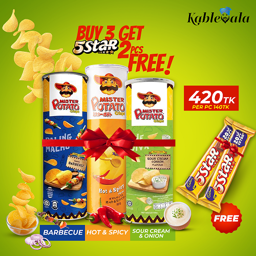 Buy 3 Pringles & Get 2 Five Star Free