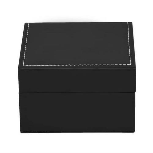 Black Leather Single Watch Box