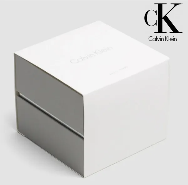 New Arrived Calvin Klein Analogue Quartz Silver Dial Rose Golden Band Stainless Steel Ladies Watch