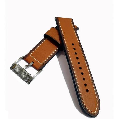 Brown Latest Genuine Leather 24mm FOSSIL Color Watch Strap