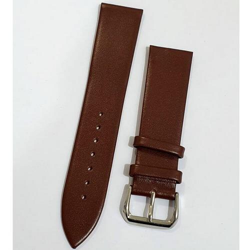 Chocolate Latest Genuine Leather 22 Mm Watch Strap