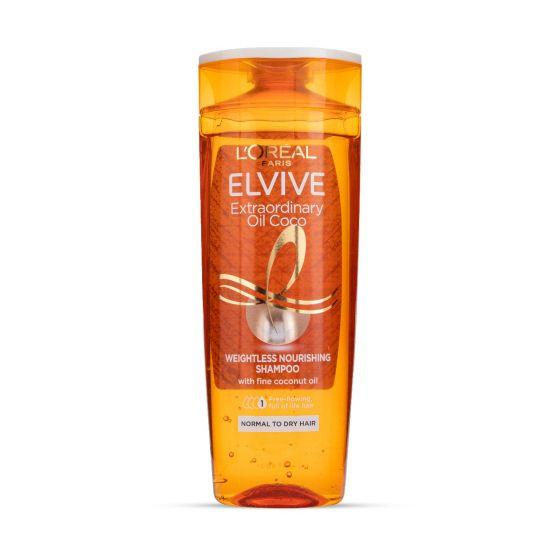 Loreal Elvive Extraordinary Oil Weightless Nourishing Shampoo With Fine Coconut Oil - 400ml