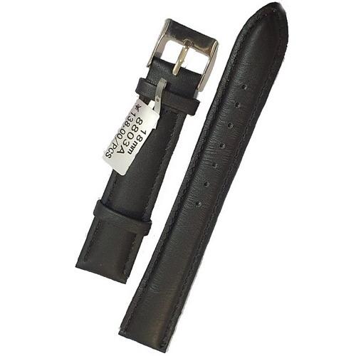 Black New Original Leather Watch Strap