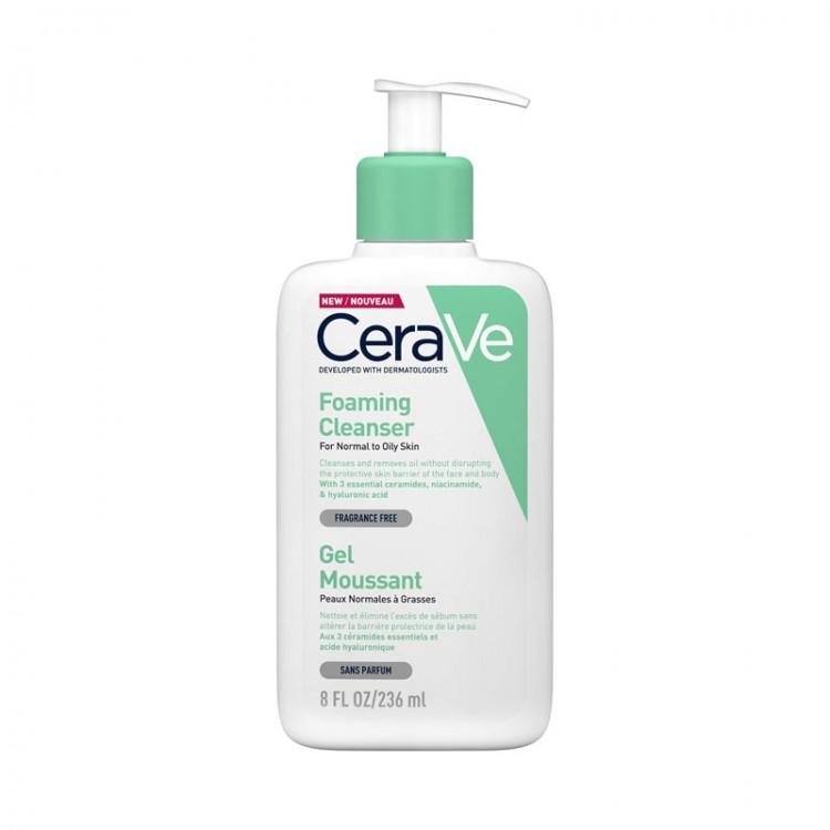 Cerave Foaming Cleanser For Normal To Oily Skin- 236ml