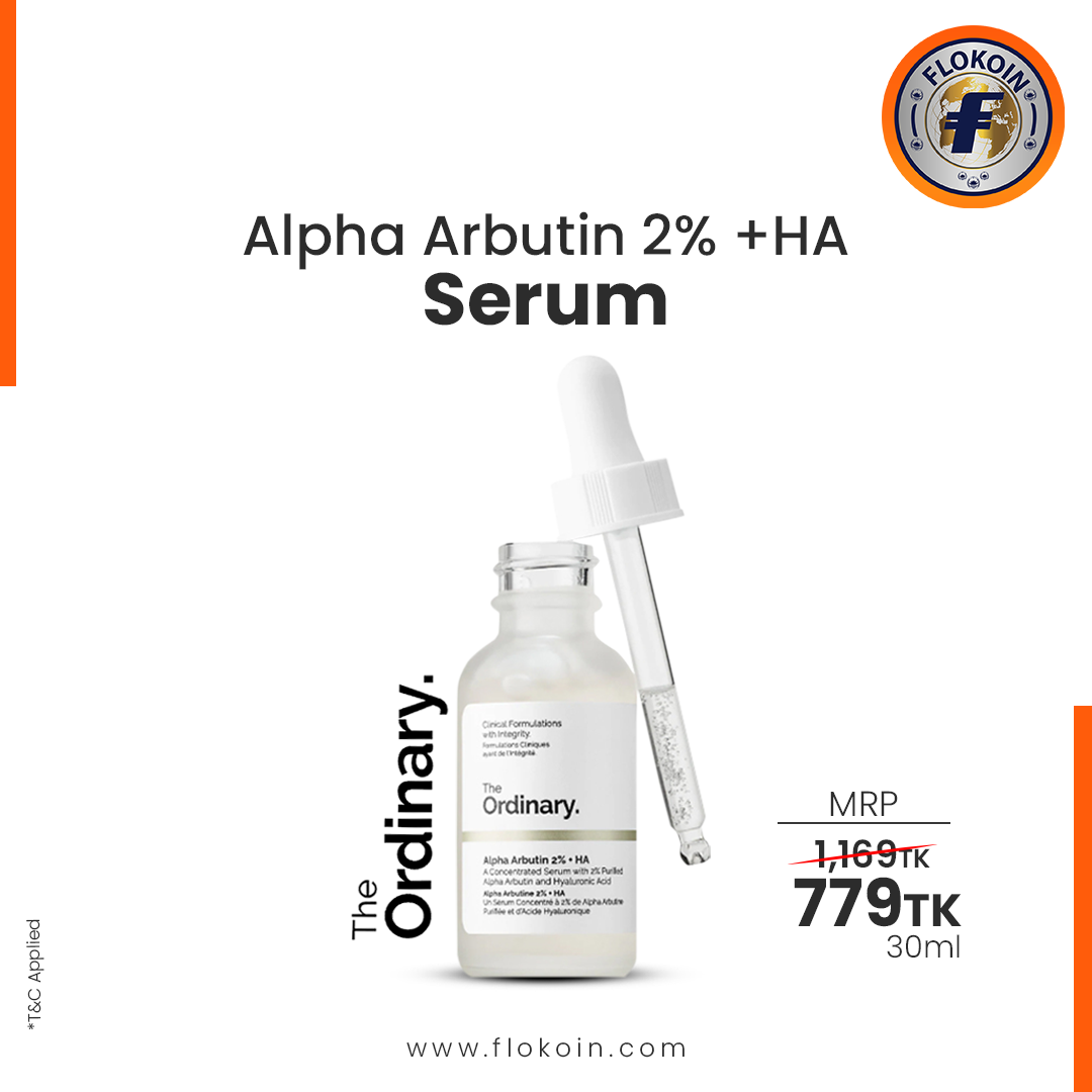 The Ordinary Alpha Arbutin 2% +HA Serum -30ml