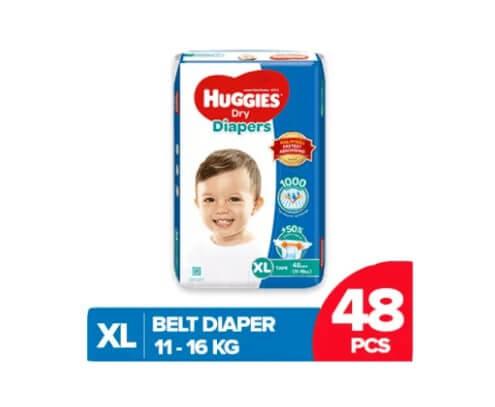 Huggies Dry Belt Diaper Extra Large (XL)-48 Pcs (11-16 Kg)