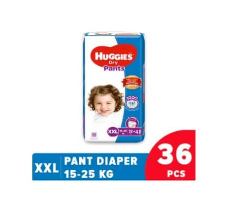 Huggies Dry Pant Diaper XXL-36 Pcs (15-25 KG)