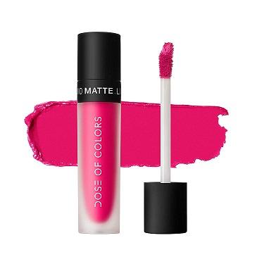 Dose of colors Liquid matte lipstick- Pinky Promise
