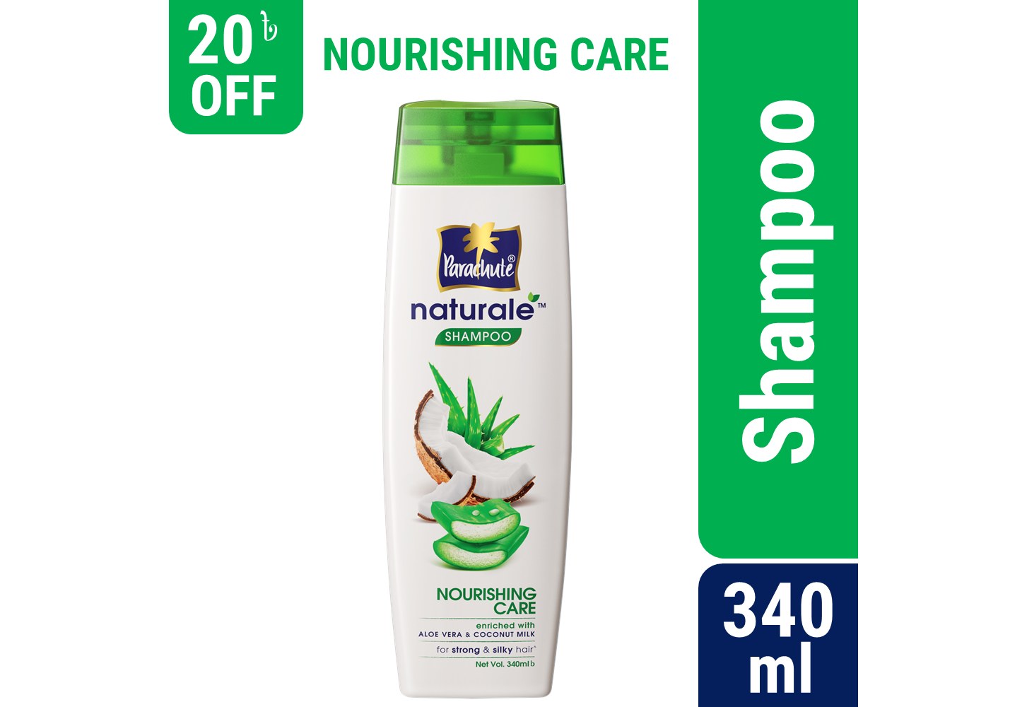 Parachute Naturale Shampoo Nourishing Care 340ml
