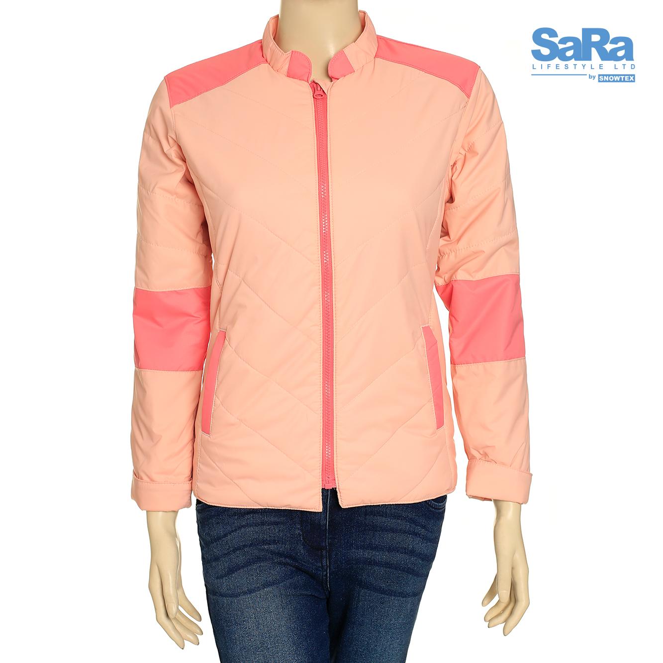 SaRa Pink Lemonade Navy Jacket for Women