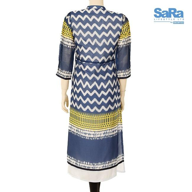 SaRa Ladies Ethnic 3 pcs (SRPW107B-BLUE PRINTED)