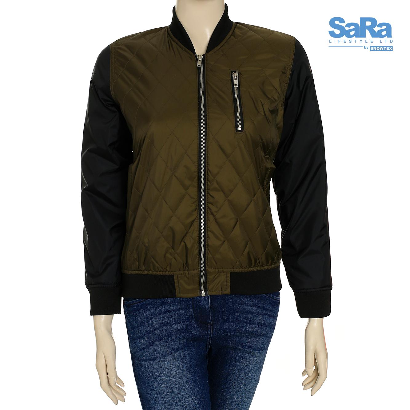 SaRa Olive & Black Navy Jacket for Women